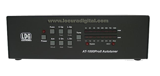 AT1000PROII Aclopador LDG automatic antenna from 1.8 to 54 Mhz. 1000 w. P.E.P.