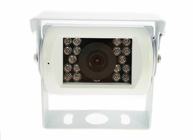 BRV-5 WHITE BARRISTER retrovision   System-Rearview Monitor 7 inch   1 noturna vision camera. Color White