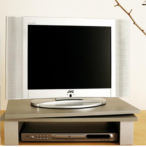 Support GV1SILVER rotary screen TV   VIDEO 60 cms x 38 cms. SILVER
