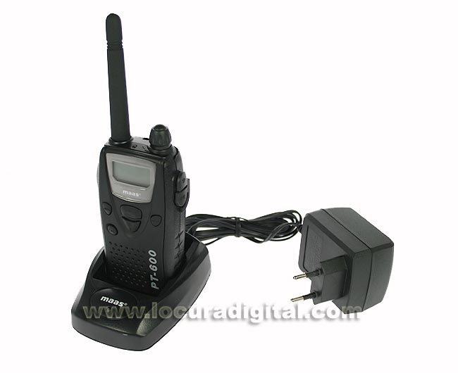 PT600 MAAS PMR-446 walkie de uso libre PAREJA DE DOS WALKIE 