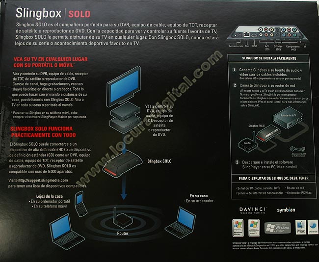 MV1000 SLINGBOX SOLO