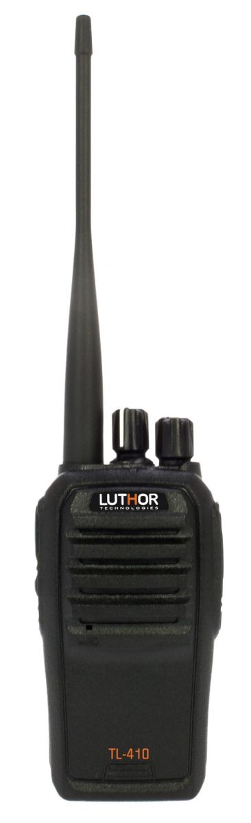 LUTHOR TL 417  Walkie profesional VHF 146-174 Mhz. 16 canales programable por PC.