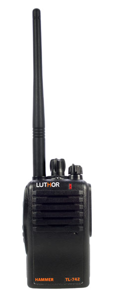 LUTHOR TL-742 Walkie MARTELO PROFISSIONAL UHF canal 16