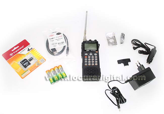 AOR8200D AOR escaner portátil 530 Khz. a 3.000 Mhz. -- NUEVA VERSION 2014 -- AOR8200D AOR escaner portátil 530 Khz. a 3.000 Mhz. -- NUEVA VERSION 2014 --