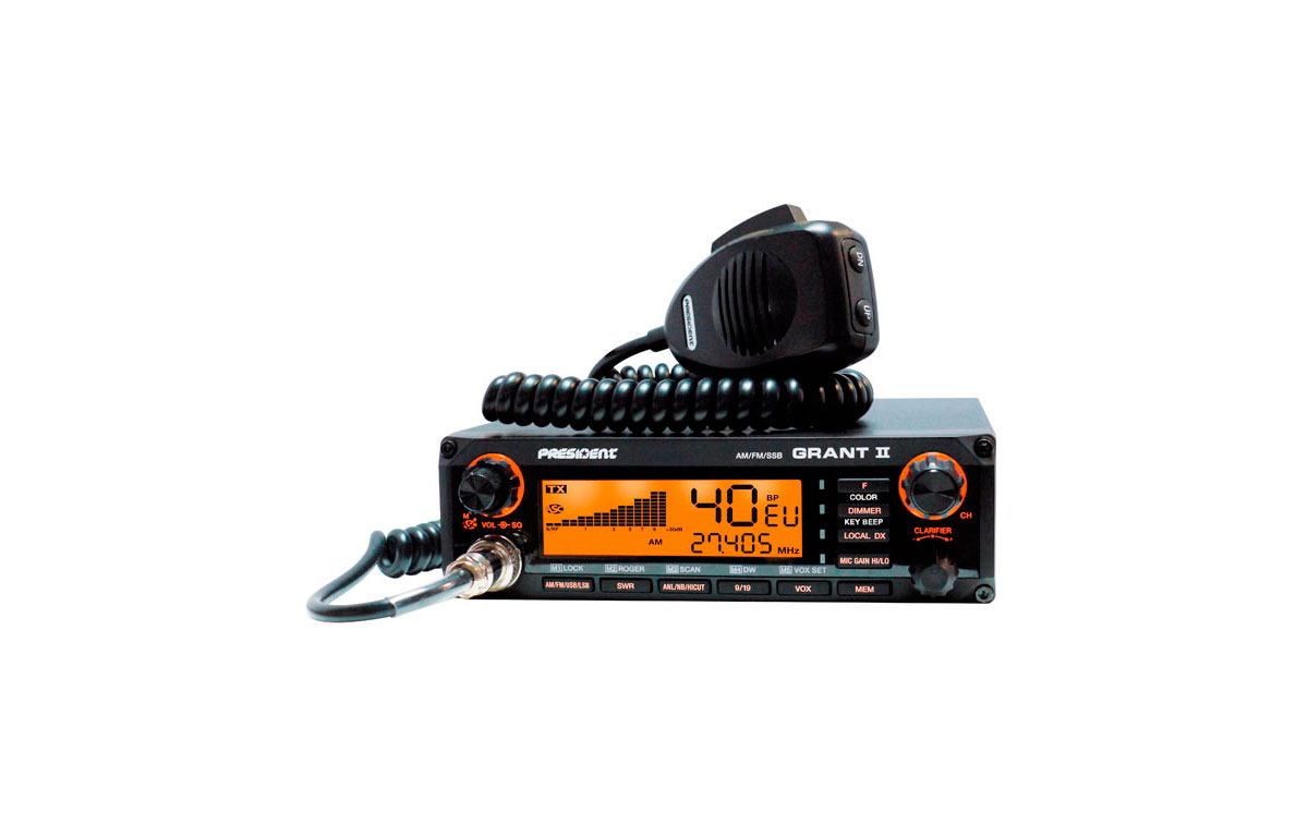 PRESIDENT GRANT II ASC Emisora CB 27 Mhz. AMFMSSB