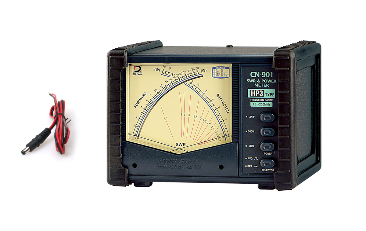 DAIWA CN-901-HP3 Medidor R.O.E /Watimetro de 1,8 a 200 Mhz Watios 3000