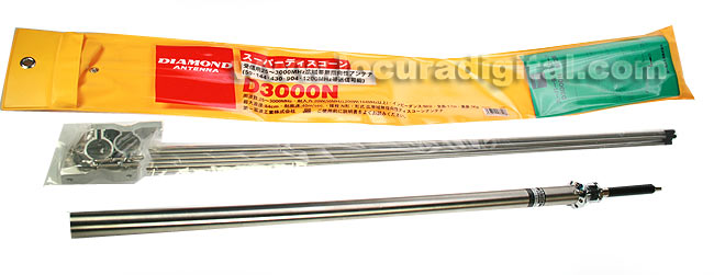 D3000N DIAMOND antena de escaner 25 - 3000 mhz