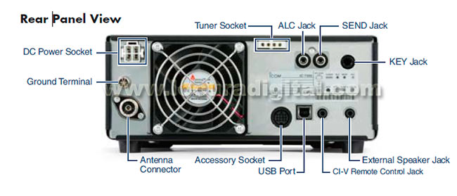 icom ic-7300 transceptor base hf / 50 / 70 mhz.