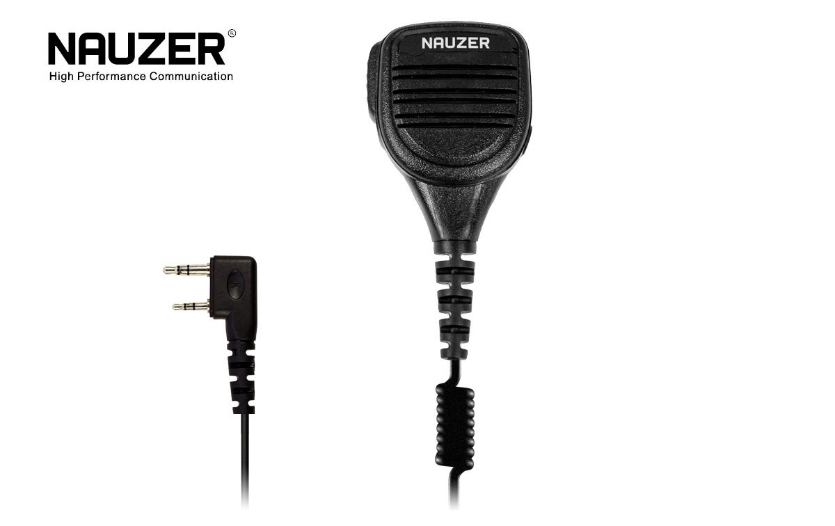 nauzer mia120k micro altavoz profesional compatible walkies kenwood