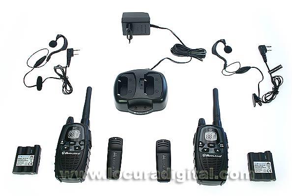Midland G7E XT contenido kit