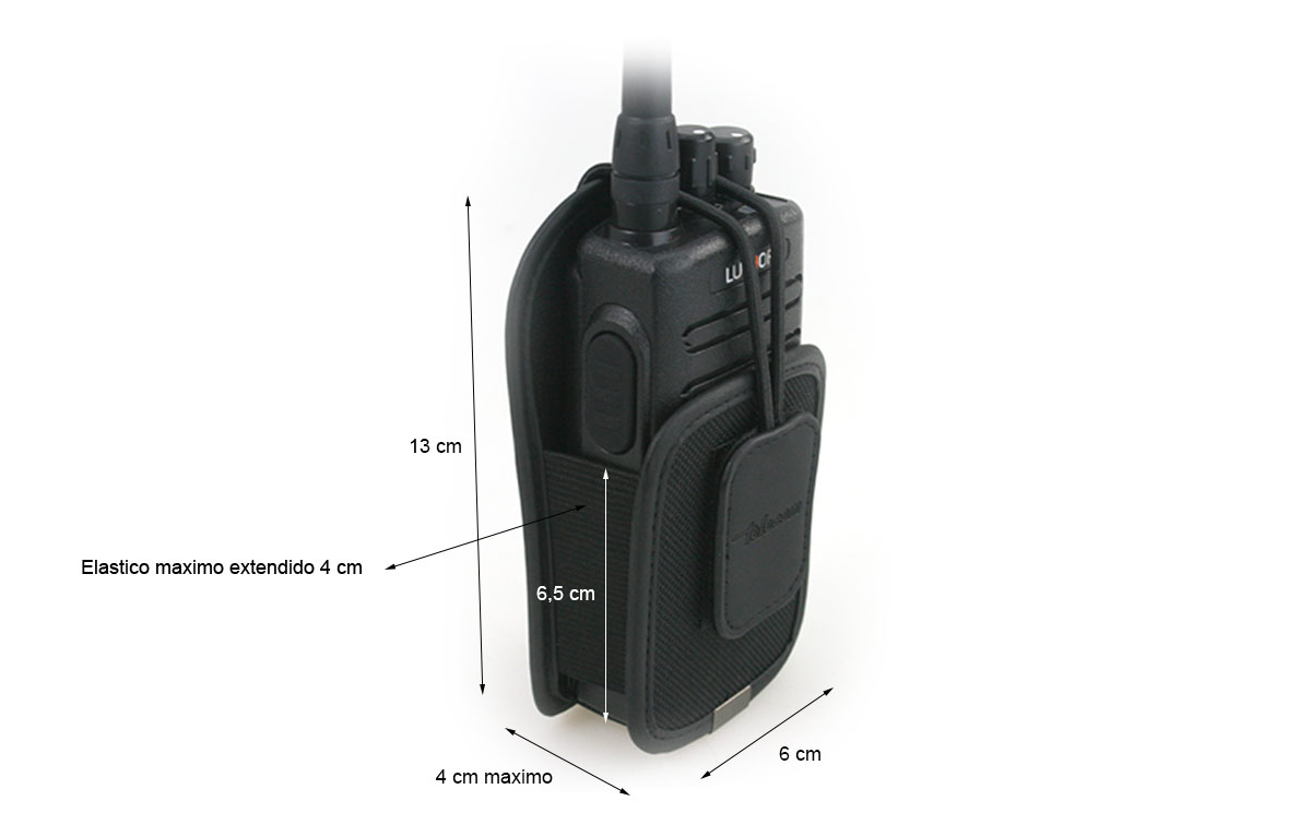 my-189 funda universal talla mediana para varios walkies