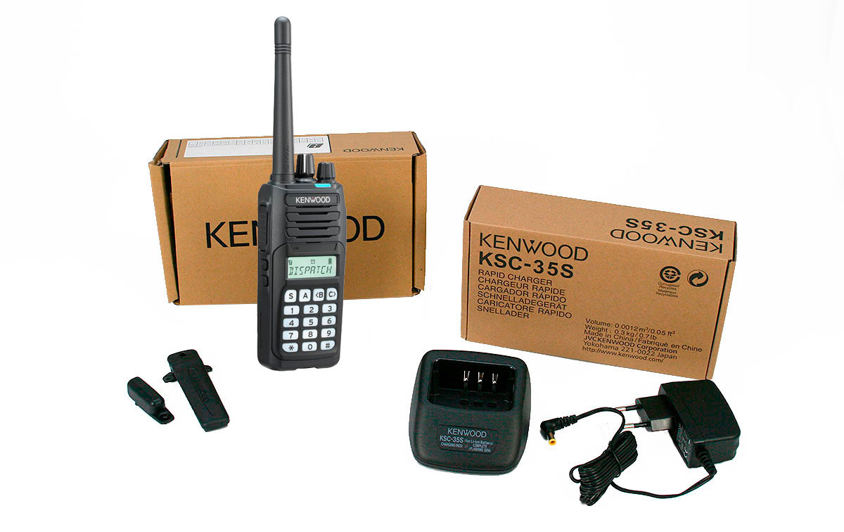 kenwood nx1300ne walkie con pantalla analogico y digital uhf 400-470 mhz nexdege