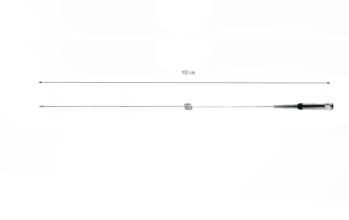 Antenne Voiture Courte Noire Viper - Design Sportif 12cm, AM/FM, Résistante, Avec Adaptateurs