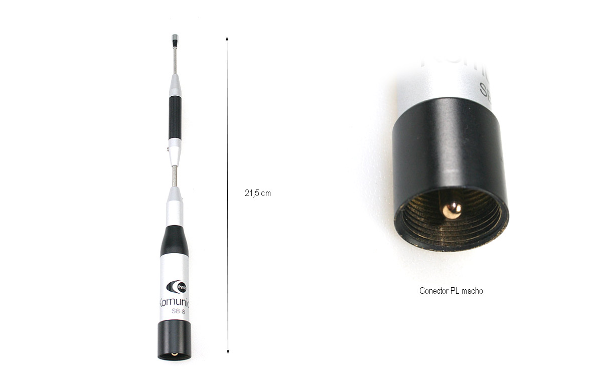 operación bibanda vhf-uhf: esta antena está diseñada para transmitir y recibir señales en dos bandas de frecuencia: vhf (144 mhz) y uhf (430 mhz). esto la hace versátil para su uso en radios móviles y otros dispositivos de comunicación que operan en estas bandas.