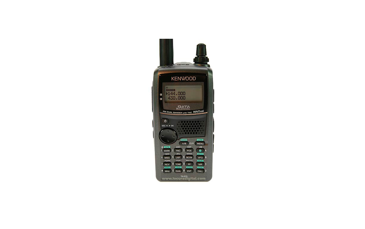 KENWOOD THD72E. WALKIE BIBANDA VHF/ UHF CON TNC (1200/9600) Y GPS/APRS