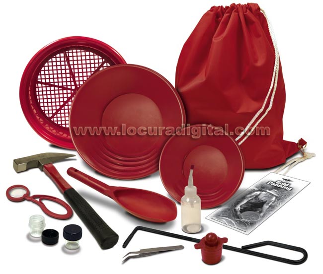 FISHER HARD FISHER Hardrock Prospecting kit busqueda ORO, bateas y complementos 