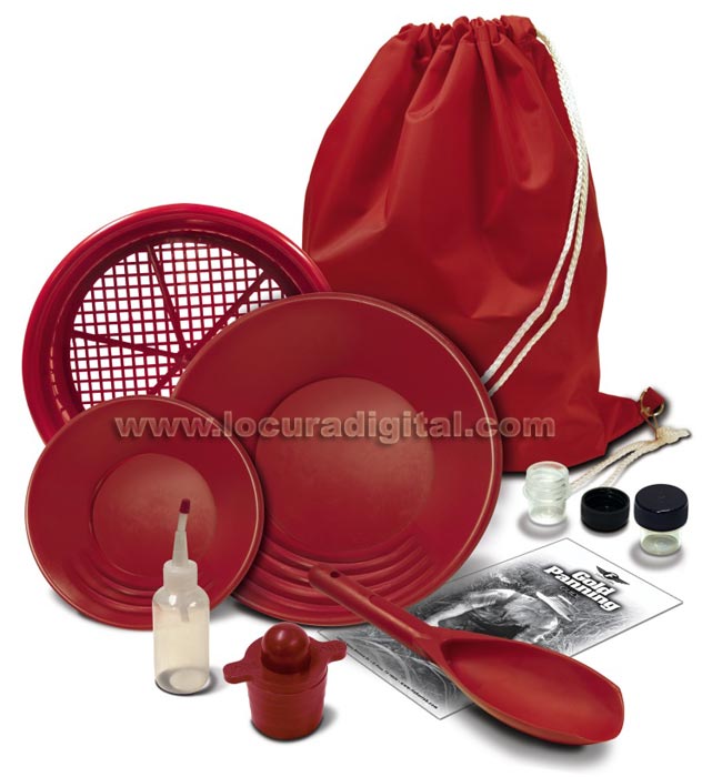 Prospecting kit LUXE search FISHER GOLD, trays and accessories  