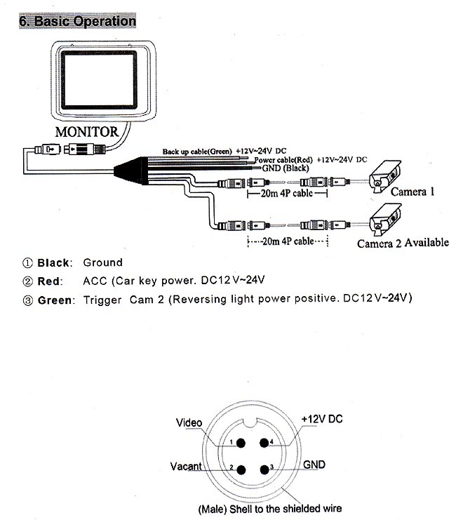 7-inch widescreen TFT color LCD MONITOR. It has a high resolution and high contrast.