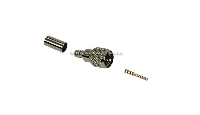 MINI UHF male connector CON1444 for RG-58 CRIMP Type