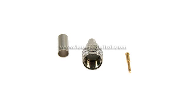 MINI conector UHF macho CON1444 para RG-58 Tipo CRIMP