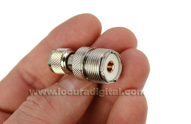 CON1842 MINI UHF male adapter to female PL