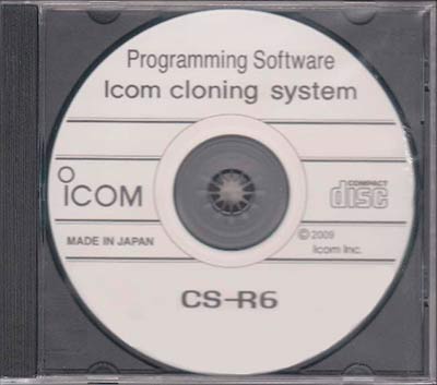 CS-R6 CSR6 ICOM IC-R6 software