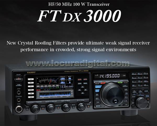 yaesu ft dx 3000 hf/50 mhz