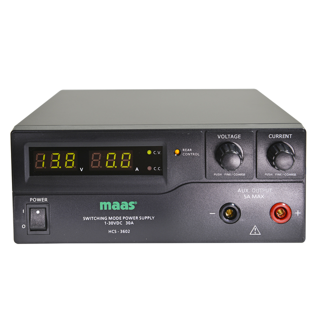 MAAS HCS3602 réglables Alimentation 1-30 volts réglable et 0-30 ampères