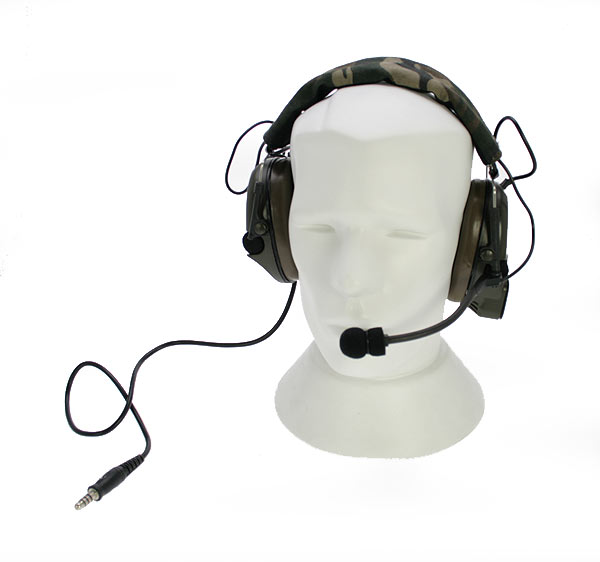 NAUZER HEL 950 Micro Auricular especial para AIRSOFT  con amplificacion.