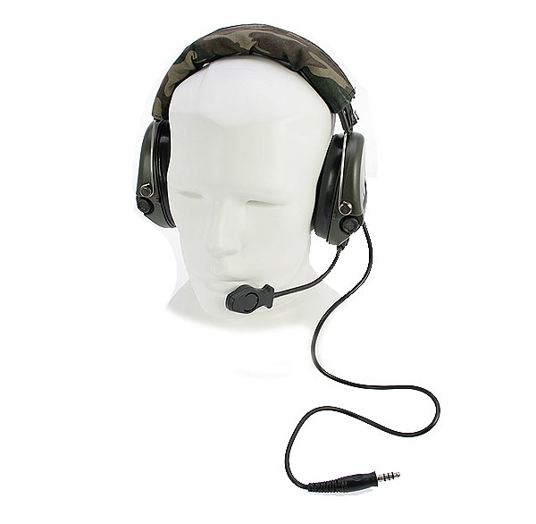 NAUZER HEL 980 Micro Auriculares con poco grosor especial para AIRSOFT con amplificador.