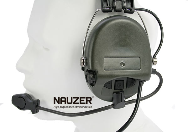 NAUZER HEL 980 Casque Micro minceur AIRSOFT spéciale avec amplificateur