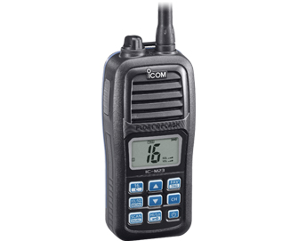 ICOM IC-M23 VHF Talkie nautique Flottant VHF IPX7. Approuvé