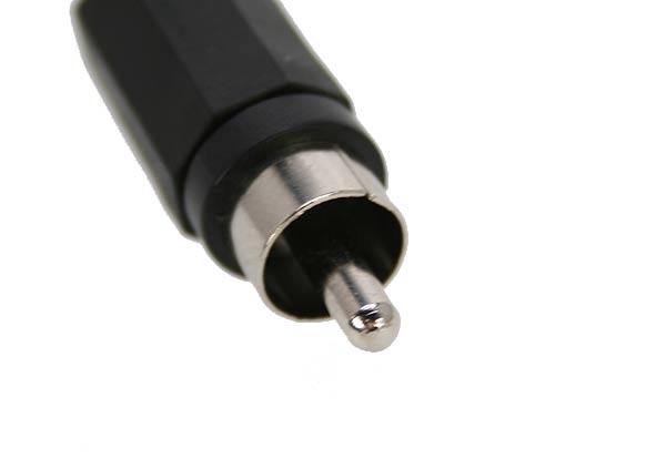 BRV040 BARRISTER Cable adaptación con conector 4 pins a RCA. Long. 18 cms. Sin alimentacion