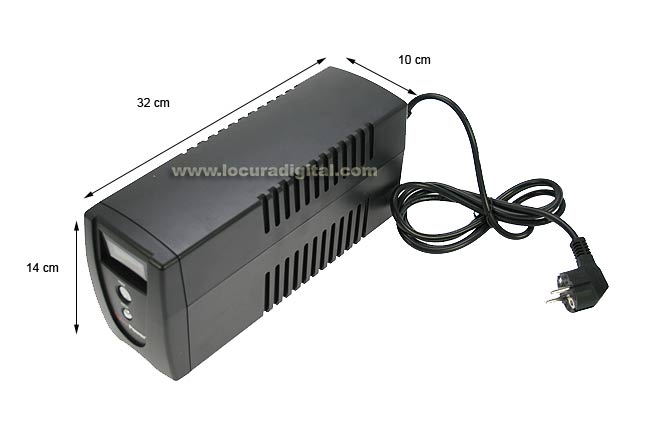 MIRMIDON VA1000-IT  SAI Sistema inteligente Ininterrumpida 1000VA/550W