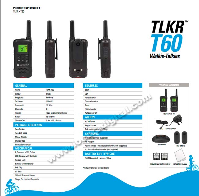 motorola tlkr t60