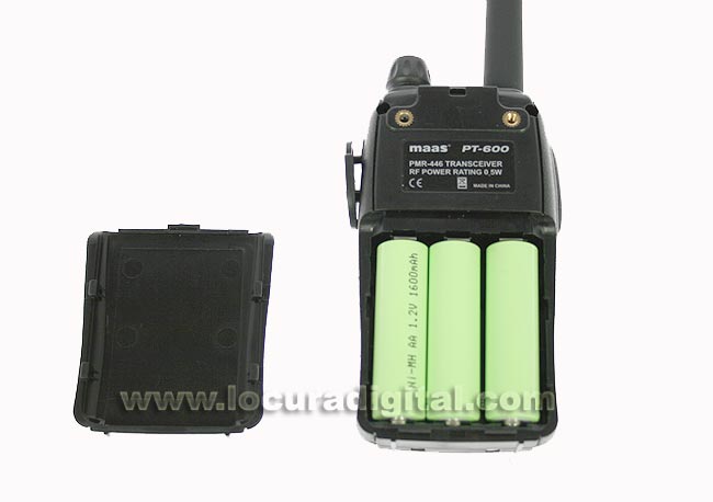 PT600 MAAS PMR-446 walkie de uso libre PAREJA DE DOS WALKIE