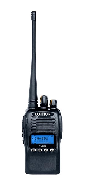 LUTHOR TL-630 Walkie 250 PROFESSIONAL CHANNELS VHF136 -174 mhZ. IP-67 Protection - - Availability March 2013 -