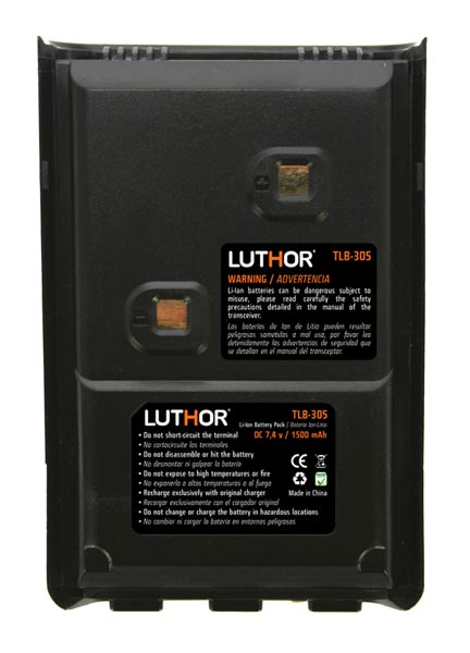 TLB 305 WALKIE LUTHOR Batteries TL-630-TL632