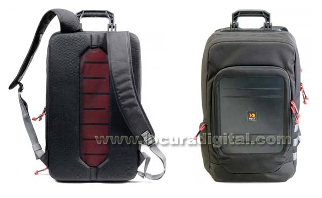 mochila U105 com m&uacute;ltiplos compartimentos