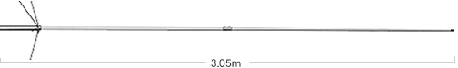 X6000N DIAMOND ORIGINAL, antena Tribanda 144-430-1200 Mhz. 