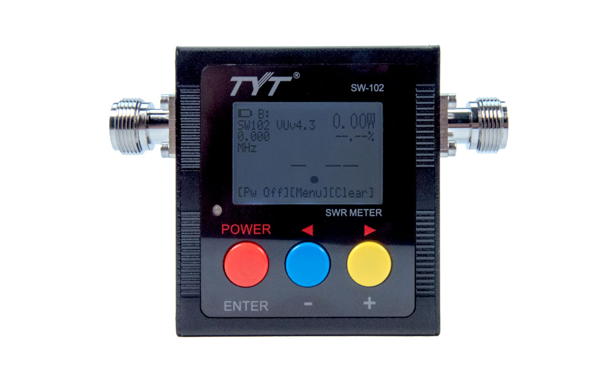 SW102 TYT Frecuencimetro SWR Digital VHF/UHF 125-525 Mhz