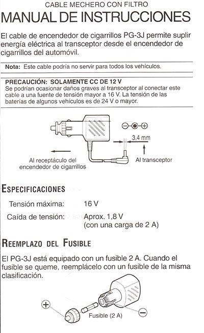 KENWOOD PG3J