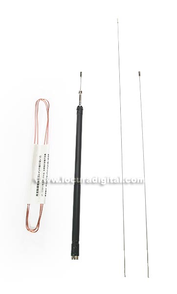 Opcional elemento de antena DIAMOND HVC14CX HV-7CX para as bandas 10 e 14 MHz