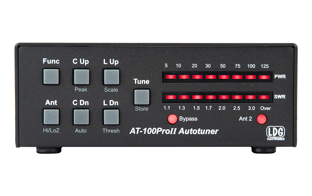 AT100 PRO II Acoplador de Antena automático de 1.8 a 54 Mhz con memorias.