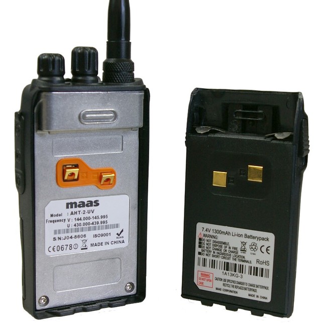 WOUXUN AHT2UV MAAS walkie bibanda VHF/UHF