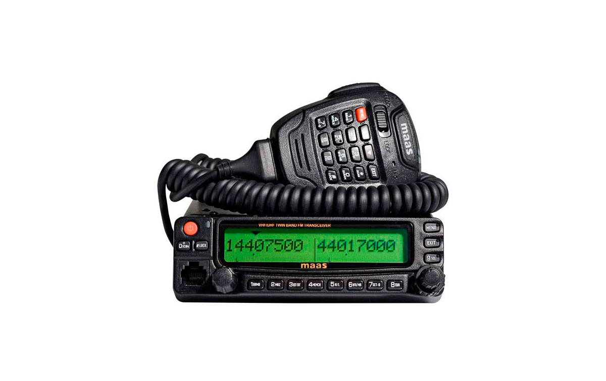 emisora bibanda vhf/ uhf 144/430 mhz.