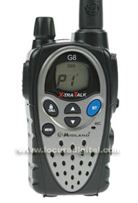 MIDLAND G8E BT Walkie talkie de uso libre PMR446 con Bluetooth 