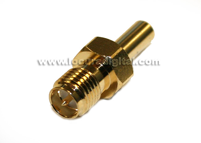 RSMA174HH REVERSE SMA female connector crimp for RG-174 cable