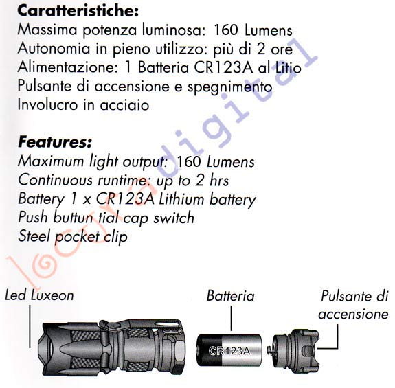 TR-REBEL LINTERNA PROFESIONAL LED CREE