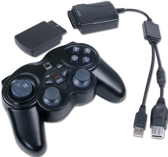 SL-6580 Mando inalambrico 3 en 1. Para PS2, XBOX y PC